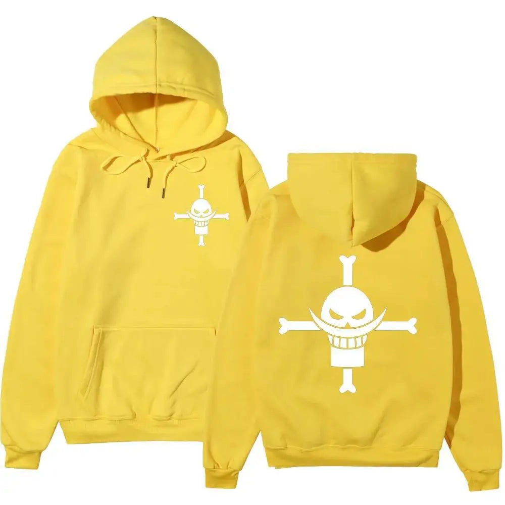 White Beard Fleece Hoodie