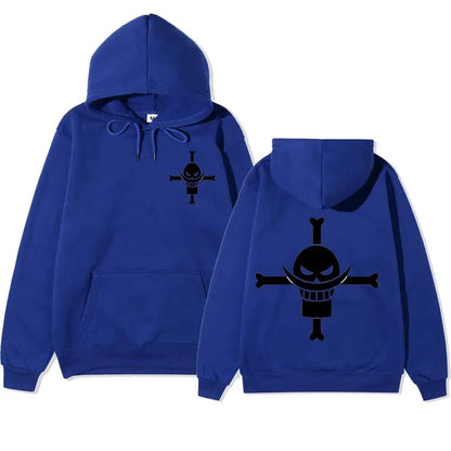 White Beard Fleece Hoodie