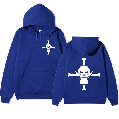 White Beard Fleece Hoodie