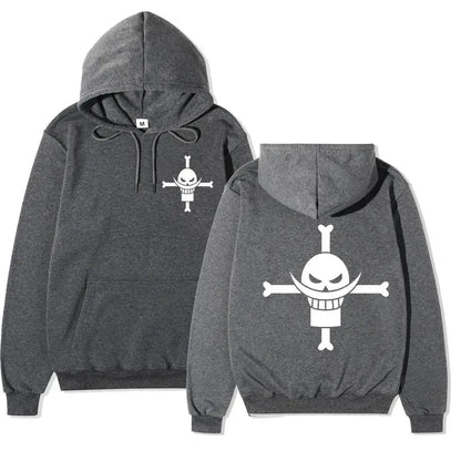 White Beard Fleece Hoodie