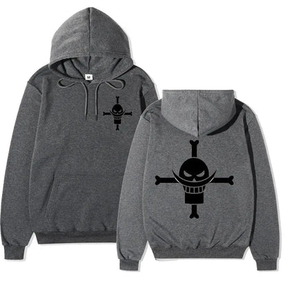 White Beard Fleece Hoodie