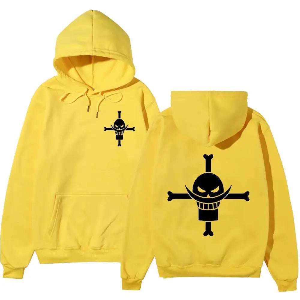 White Beard Fleece Hoodie