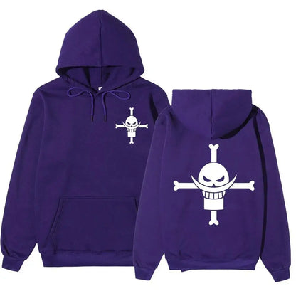 White Beard Fleece Hoodie