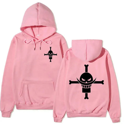 White Beard Fleece Hoodie