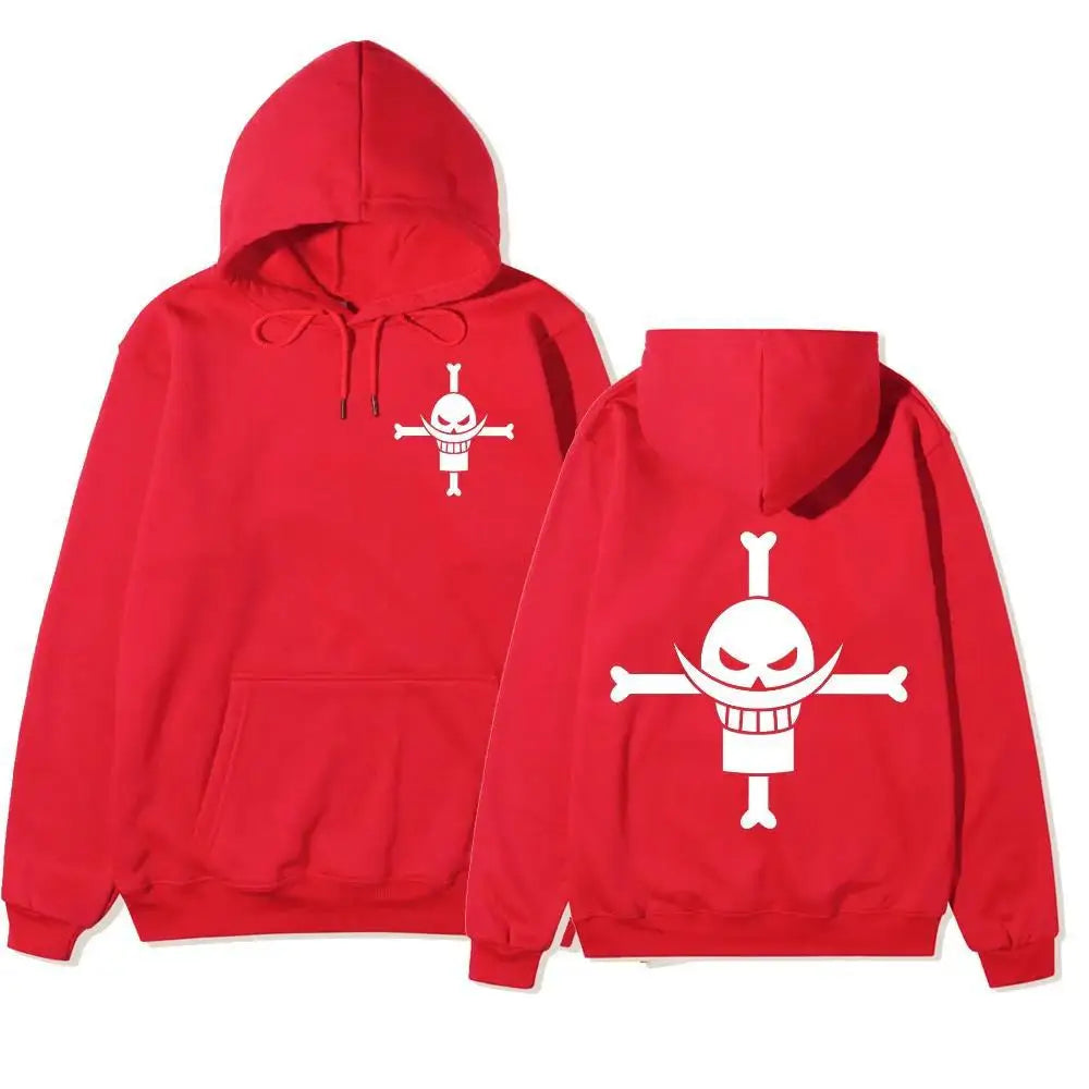 White Beard Fleece Hoodie