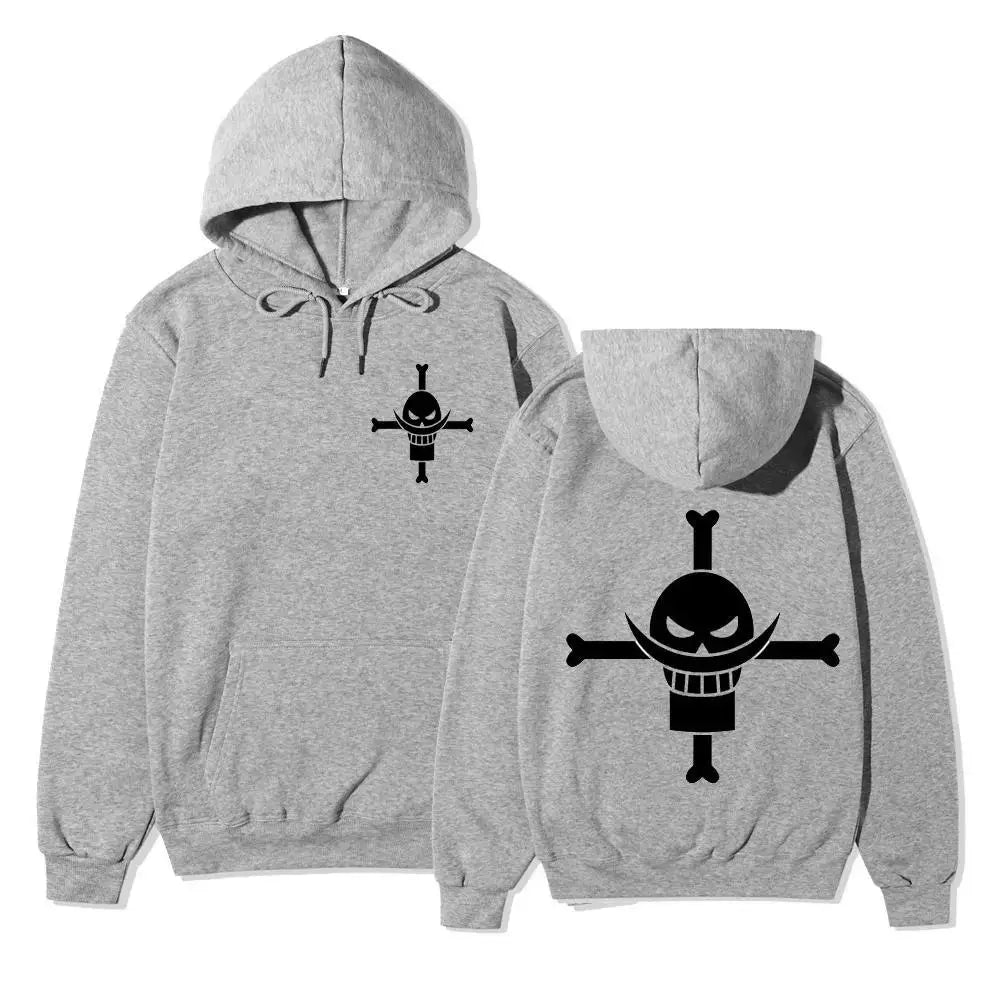 White Beard Fleece Hoodie