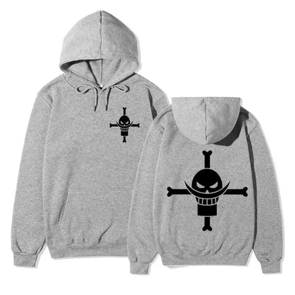 White Beard Fleece Hoodie