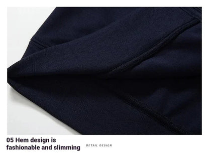 One Piece Navy Premium Zip Up Hoodie